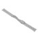 Solomon watch strap, 22 mm, metal, chrome