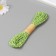 Yarn 100% cellulose "Softino Raffia Color Melange" Washing, Green Grass 10m ± 2m