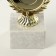 Cup 186, award figure, gold, stand stone, 17 x 9.5 x 5 cm.