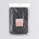 Cosmetic stainless stainless stainal stain, 18 × 12.5 × 1.5 cm, black color
