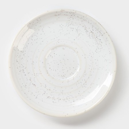 Porcelain saucer Magistro Urban, D = 14.2 cm, white color