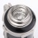 Thermos, 4.2 l, Volume "Master K", with a mug, with a strain, retains heat 60 hours, black