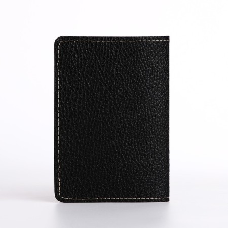 Cover for passport, black color-1