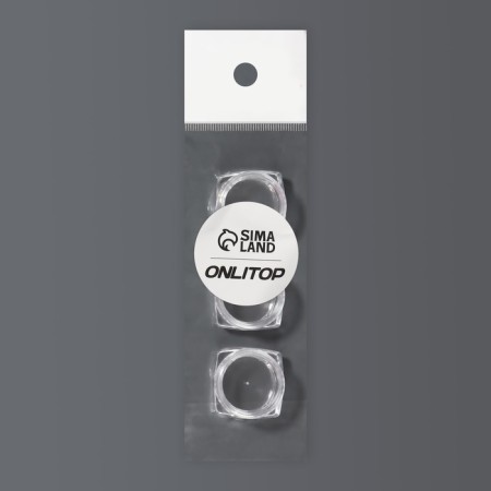 Storage jars, 3 pcs, 3 ml, transparent color-5