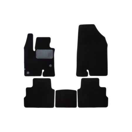 Rugs in Premium Salon for Haval Dargo 2022- Crossover, 5 pcs., Textile