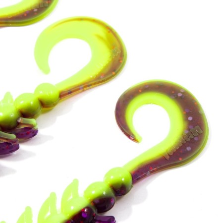 Twizter Yaman Pro Ruff, 12.7 cm, color #26-Violet Chartreuse, packaging 5 pcs.-4