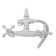 Bar with the Accoona A8176-1 mixer, two-leaf, with a tropical shower, chrome