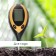 Soil meter 4 in 1: for humidity, acidity, lighting and temperature, Greengo