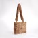 Cross-Bodi Bag on a zipper, brown color