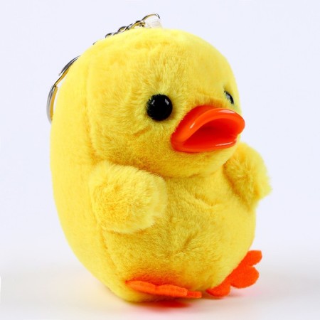 Keychain "duck", 9 cm, yellow color-1