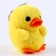 Keychain "duck", 9 cm, yellow color