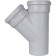 Sewer tee stout SKB-0015-11145, 110 mm, 45 °, silent