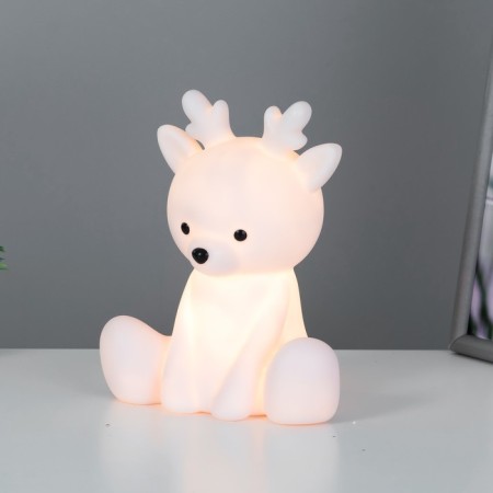 Nightnik "Olena" LED from batteries 3haaa white 10x15x18 cm Risalux-1