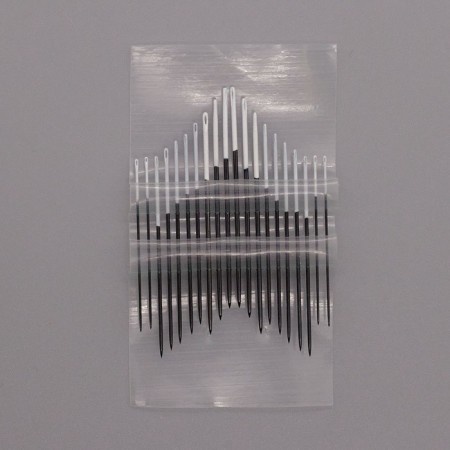 Manual needles Black Sharps, No. 5-10, white ear, 20 pcs-1