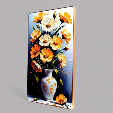 Acrylic painting "Flowers Elegy" 60x39.5 cm-1
