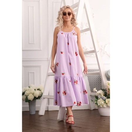 Women's dress, size 52, lilac color-1