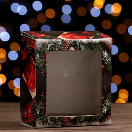 Gift box, lid is, "Magic Night", 14.5 x 14.5 x 6 cm