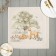 Set of Ethel Forest Landscape 40x40 cm - 4 pcs, 100% cotton, sarzha 190 g/m2