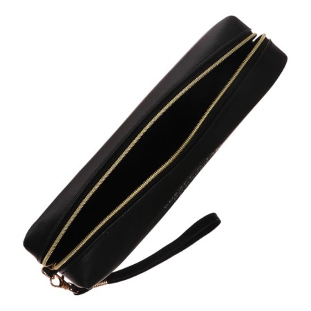 Penal is soft, 1 compartment, 80 x 215 x 50 mm, voluminous, Devente "white in black", artificial leather with a pen, mix-6