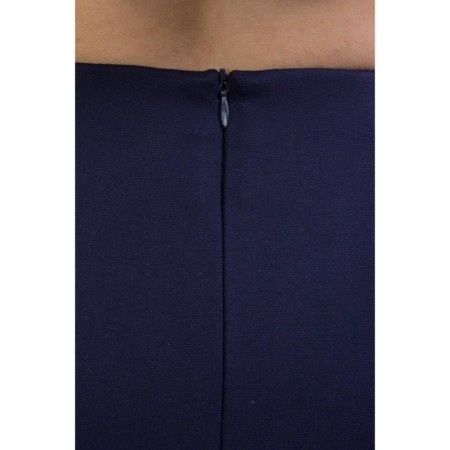 Female skirt, size 44, blue color-5