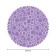 Tablecloth on the table "Wall of bubbles", round, Saten, d = 150 cm