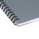 Notebook A5 80 sheets of a cage on a spiral Erichkrause Life Style, silver, plastic cover