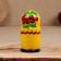 Matryoshka "Anya", yellow, 5-doll