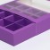 Box for sweets, 16 pcs, lilac, 17.7 x 17.7 x 3.8 cm
