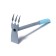Combined moth, length 39 cm, 3 teeth, plastic handle, color mix
