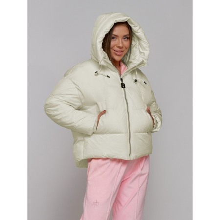Winter jacket, size 46, beige color-1