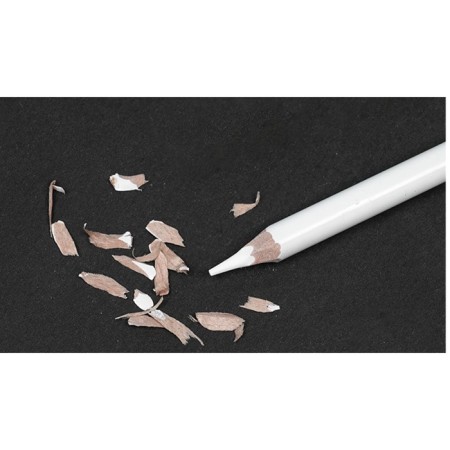 Coarse pencils, white, 3 pieces in a set (medium)-4