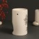 Aroma lamp ceramics "after the night there is always dawn" White 7.2x7.2x11.6 cm