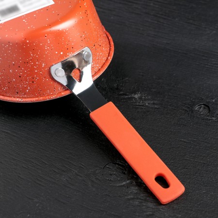 Bucket “light marble”, 450 ml, silicone pen, anti -stick coating, mix color-3