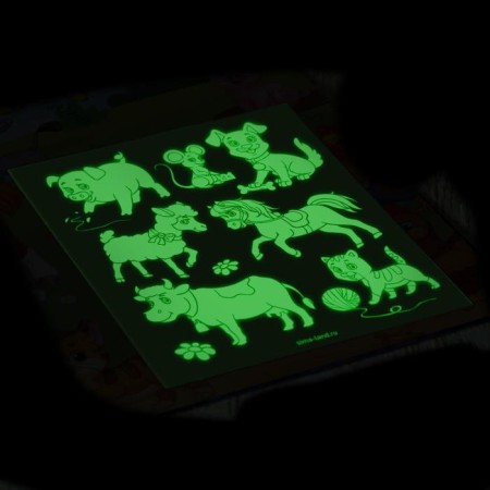 Set for drawing with light "for girls", 3 pieces-9