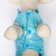 Dog jacket two -sided with a weight, size 16 (ds 36 cm, og 46 cm, ok 35 cm), blue