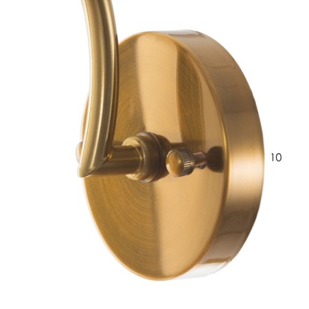 Bra "Chilly" E27 40W gold 18x18x19cm-3