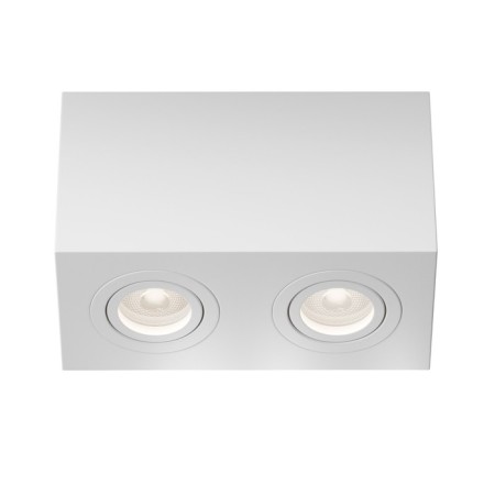 Technical C017CL-02W, 2XGU10, 50W, 20x10x1.5 cm lamp, white, white color