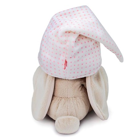Soft toy "Bunny mi with a pink pillow - unicorn", 18 cm-2