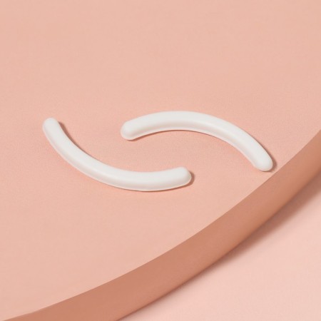 A set of interchangeable elastic bands to eyelashes for eyelashes, 20 pcs, white color-2