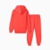 A set for a girl (sweatshirt, trousers) comb, red color, height 152 cm