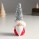 Souvenir Polystone "Grandfather Frost in a red fur coat, a cap with tinsel" 4.5x4x14 cm
