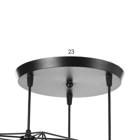 Lamp "Square" 3he27 40W 30x30x15-135 cm-3