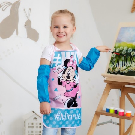 Apron with children "Smile", Minnie Mouse, 49x39 cm-2
