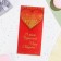 Money envelope "On this wonderful wedding day!" Golden Heart, 16x8 cm