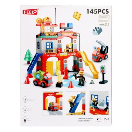 Designer city "Fire Depot", 145 parts-3