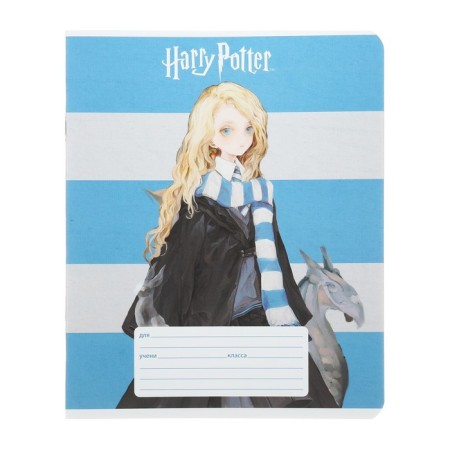 Notebook of 12 sheets in the Harry Potter line, covered cardboard, an offset block 65g/m2, 5v mix-4