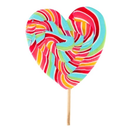 Caramel on the stick "Lolly Heart Big", mix 140 g-4