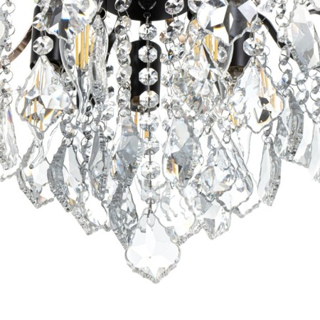 Chandelier "Dalila" 5he14 40W Black gold 40x40x39cm Bayerlux-7