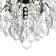 Chandelier "Dalila" 5he14 40W Black gold 40x40x39cm Bayerlux