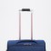 Middle suitcase 24 ", lightning department, code castle, 3 wheels, 2 external pockets, blue color